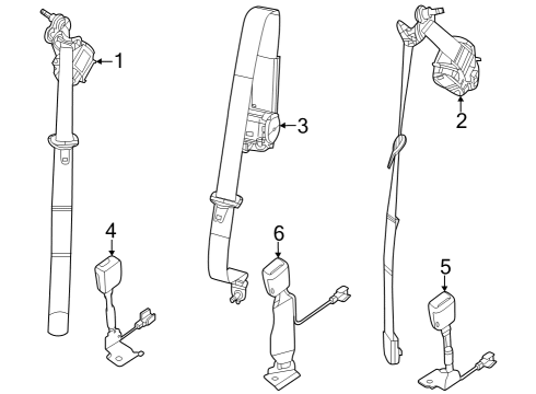 2024 Dodge Hornet Lap & Shoulder Belt Diagram for 7SV42DX9AA