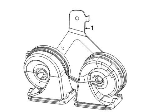 2023 Jeep Wagoneer Horn Diagram