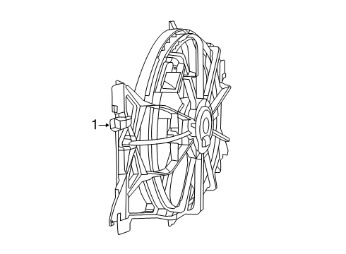 2021 Ram 2500 Cooling System, Radiator, Water Pump, Cooling Fan Diagram 1 - Thumbnail