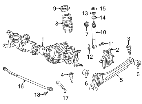 2022 Ram 2500 Shocks & Suspension Components - Front Diagram 2 - Thumbnail