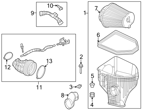 2023 Dodge Charger Air Intake Diagram 1 - Thumbnail