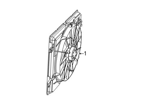 2023 Dodge Durango Cooling System, Radiator, Water Pump, Cooling Fan Diagram 1 - Thumbnail