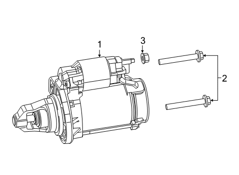 2023 Ram 1500 Starter Diagram 2 - Thumbnail
