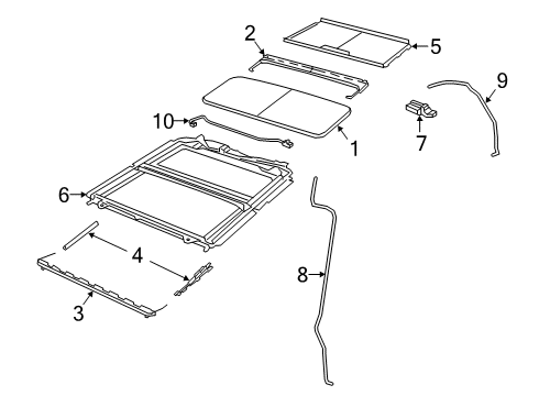 2022 Ram 3500 Sunroof  Diagram 1 - Thumbnail