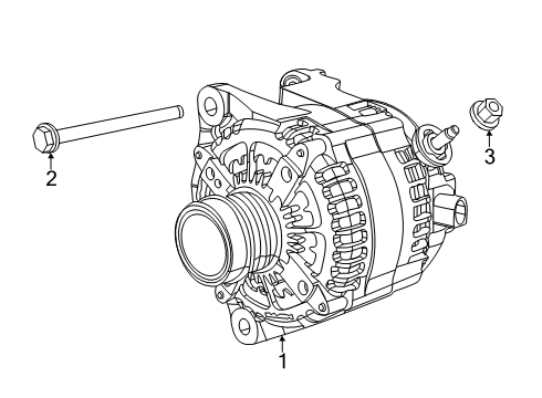 2022 Jeep Cherokee Alternator Diagram 2 - Thumbnail