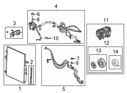 2022 Jeep Grand Wagoneer Schrader Valve Core Diagram for 68568894AA
