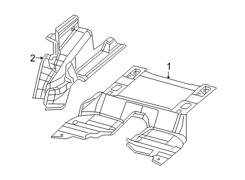 2023 Jeep Wrangler Interior Trim - Quarter Panels Diagram 2 - Thumbnail