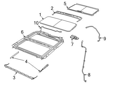 2022 Ram 3500 Sunroof  Diagram 2 - Thumbnail