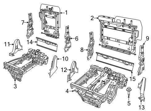 2022 Chrysler Voyager Tracks & Components Diagram 6 - Thumbnail