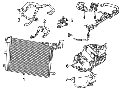2022 Jeep Wrangler A/C Compressor Diagram 1 - Thumbnail