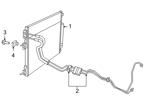 2022 Dodge Challenger Oil Cooler Diagram 1 - Thumbnail