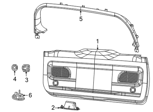 2021 Jeep Grand Cherokee L Lift Gate, Electrical Diagram 2 - Thumbnail