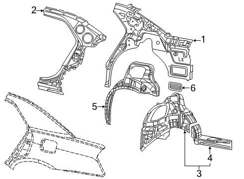 2022 Chrysler 300 Inner Structure  Diagram