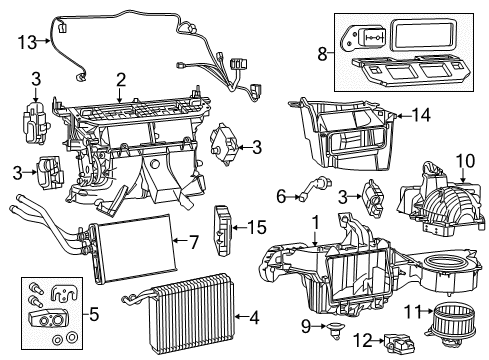 2021 Dodge Charger Automatic Temperature Controls Diagram 1 - Thumbnail