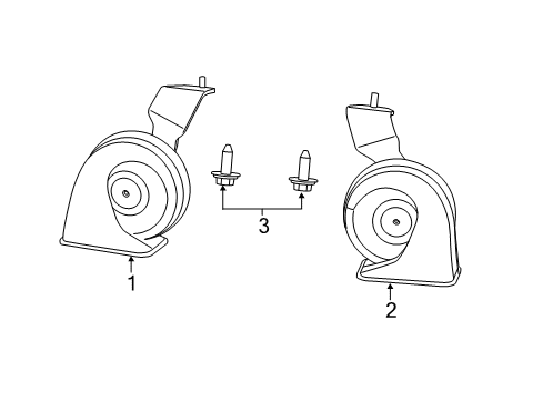2022 Dodge Challenger Horn Diagram
