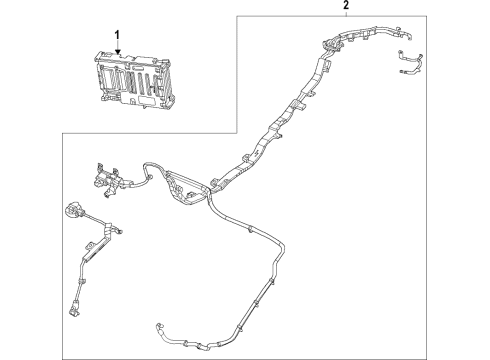 2023 Ram 1500 Battery, Cooling System  Diagram 1 - Thumbnail