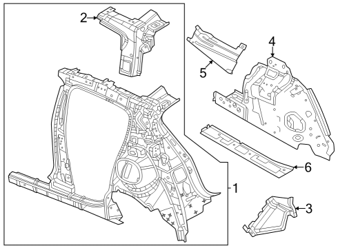 2024 Dodge Hornet Inner Structure  Diagram