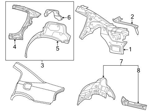 2023 Dodge Charger Inner Structure  Diagram