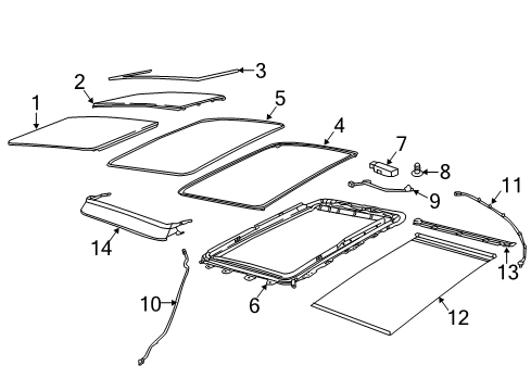 2022 Jeep Compass Sunroof Diagram
