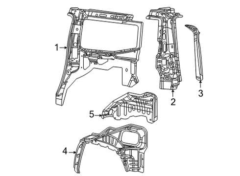 2023 Jeep Wagoneer Inner Structure  Diagram