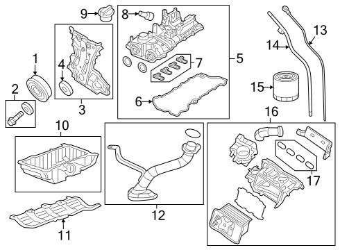 2022 Jeep Grand Cherokee Dipstick Diagram for 5048657AA