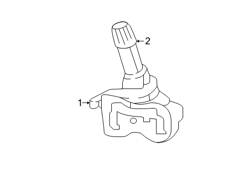2023 Chrysler Voyager Tire Pressure Monitoring Diagram