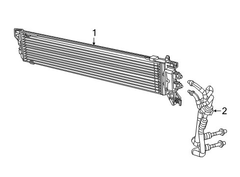 2021 Jeep Renegade Oil Cooler, Transmission Diagram 2 - Thumbnail