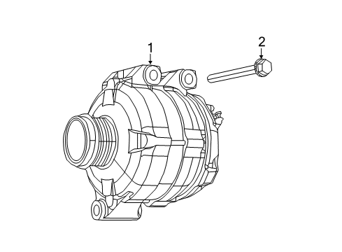 2022 Chrysler 300 Alternator Diagram 2 - Thumbnail