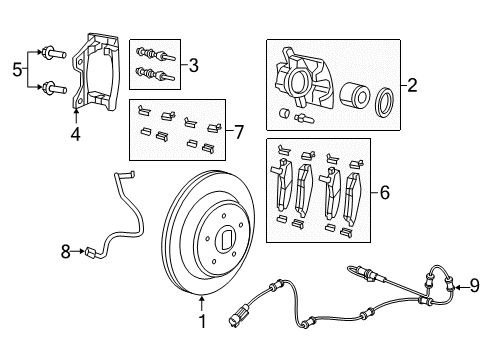 2022 Jeep Wrangler Brake Components Diagram 4 - Thumbnail