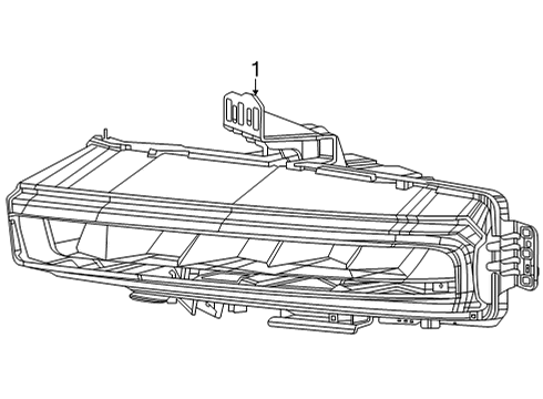 2021 Jeep Grand Cherokee L Fog Lamps Diagram 2 - Thumbnail