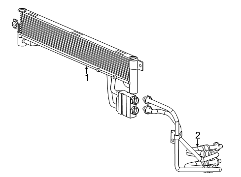2022 Jeep Cherokee Trans Oil Cooler Diagram 2 - Thumbnail