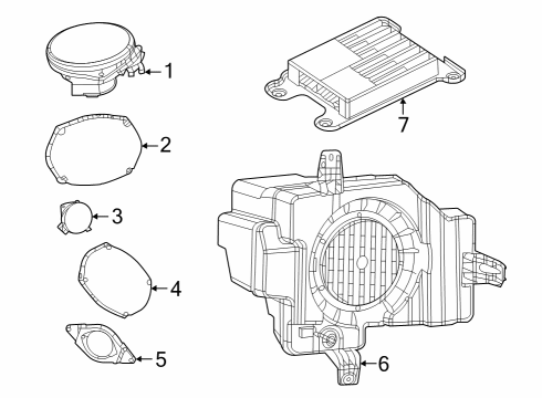 2022 Jeep Grand Cherokee Sound System Diagram 2 - Thumbnail