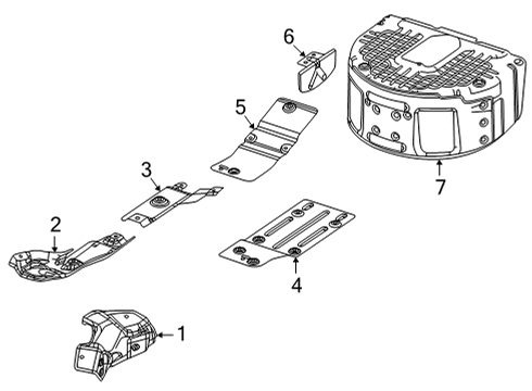 2024 Jeep Wagoneer Heat Shields Diagram 2 - Thumbnail