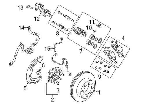 2022 Ram 2500 Brake Components Diagram 1 - Thumbnail