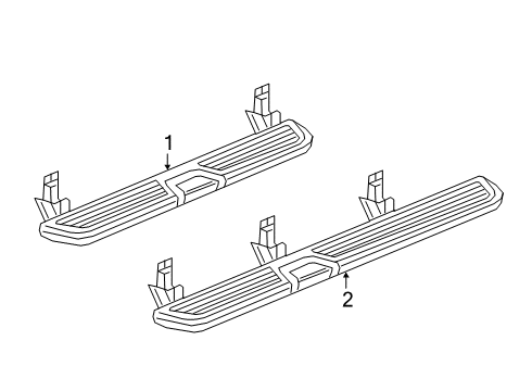 2021 Ram 2500 Running Board Diagram 4 - Thumbnail