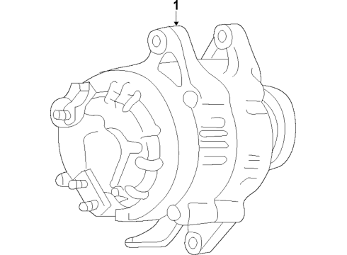2023 Jeep Wrangler Alternator Diagram 1 - Thumbnail