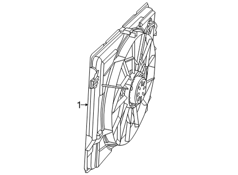 2023 Jeep Grand Cherokee L Cooling System, Radiator, Water Pump, Cooling Fan Diagram 2 - Thumbnail