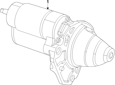2022 Ram ProMaster 2500 Starter Diagram 2 - Thumbnail