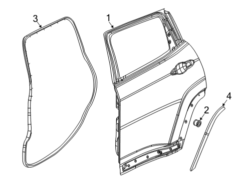 2022 Jeep Compass Door & Components Diagram 2 - Thumbnail