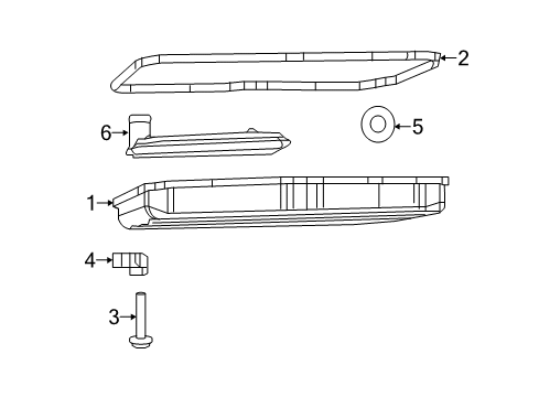 2020 Dodge Charger Oil Pan Diagram for 68259490AD