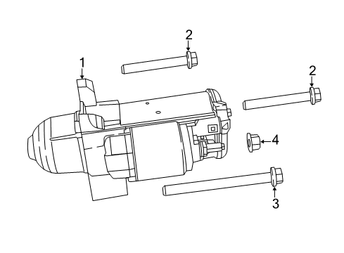 2024 Jeep Wrangler Starter Diagram 1 - Thumbnail