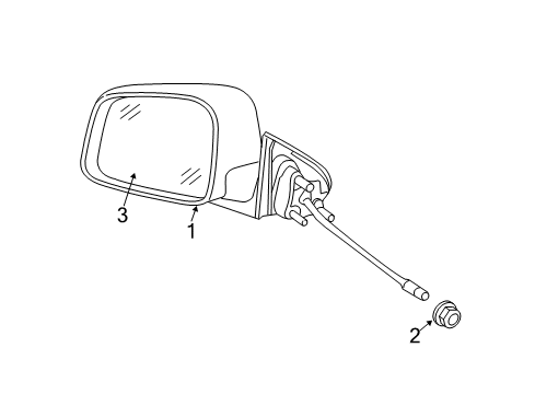 2022 Jeep Grand Cherokee WK Power Mirror Diagram for 68524916AA