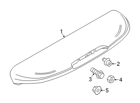 2021 Jeep Renegade Rear Spoiler Diagram