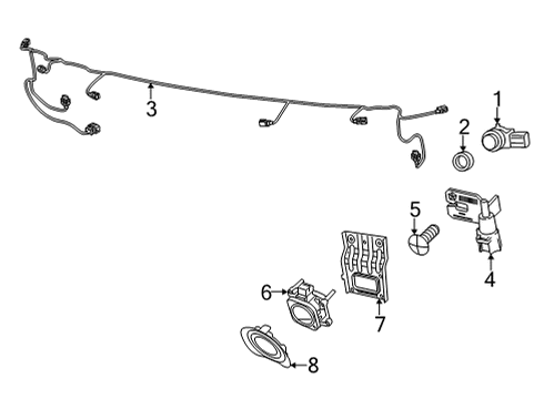 2021 Chrysler 300 Body Control Module Diagram for 68500900AB