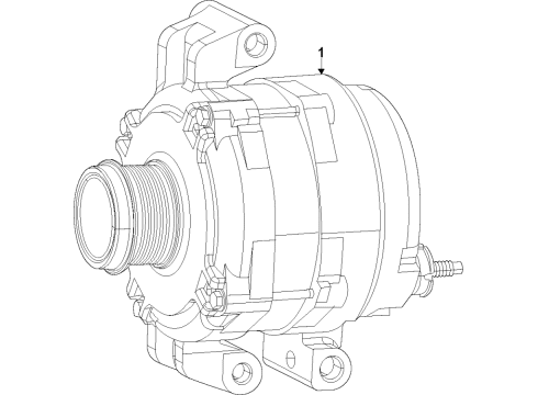 2022 Ram ProMaster City Alternator Diagram 1 - Thumbnail