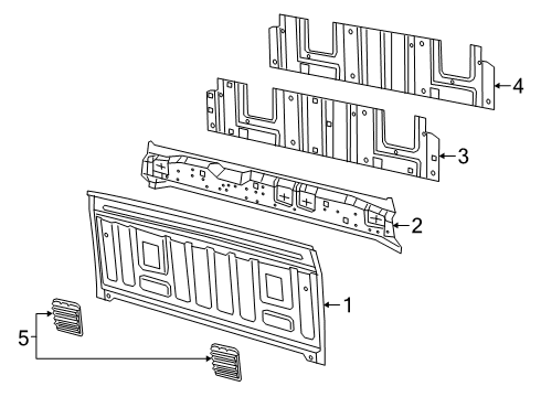 2023 Ram 2500 Back Panel Diagram 2 - Thumbnail