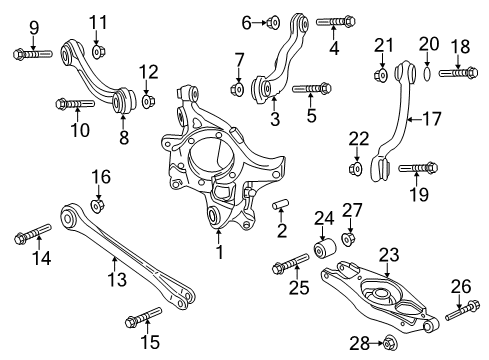 2021 Dodge Charger Rear Suspension Diagram
