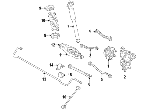2022 Chrysler 300 Suspension Components, Control Arm, Ride Control, Stabilizer Bar Diagram 3 - Thumbnail