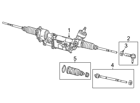 2021 Dodge Charger Steering Column & Wheel, Steering Gear & Linkage Diagram 4 - Thumbnail