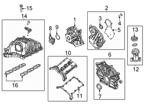 2023 Ram 1500 Valve & Timing Covers Diagram